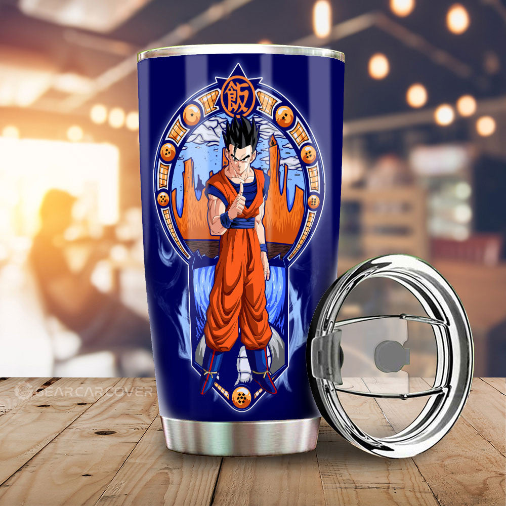 Gohan Tumbler Cup Custom Dragon Ball Car Interior Accessories - Gearcarcover - 1