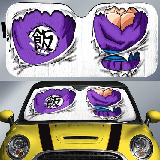 Gohan Uniform Car Sunshade Custom Dragon Ball Anime - Gearcarcover - 1