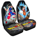 Goku And Chichi Car Seat Covers Custom Dragon Ball Anime Car Accessories - Gearcarcover - 2