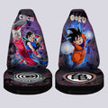 Goku And Chichi Car Seat Covers Custom Galaxy Style Dragon Ball Anime Car Accessories - Gearcarcover - 4