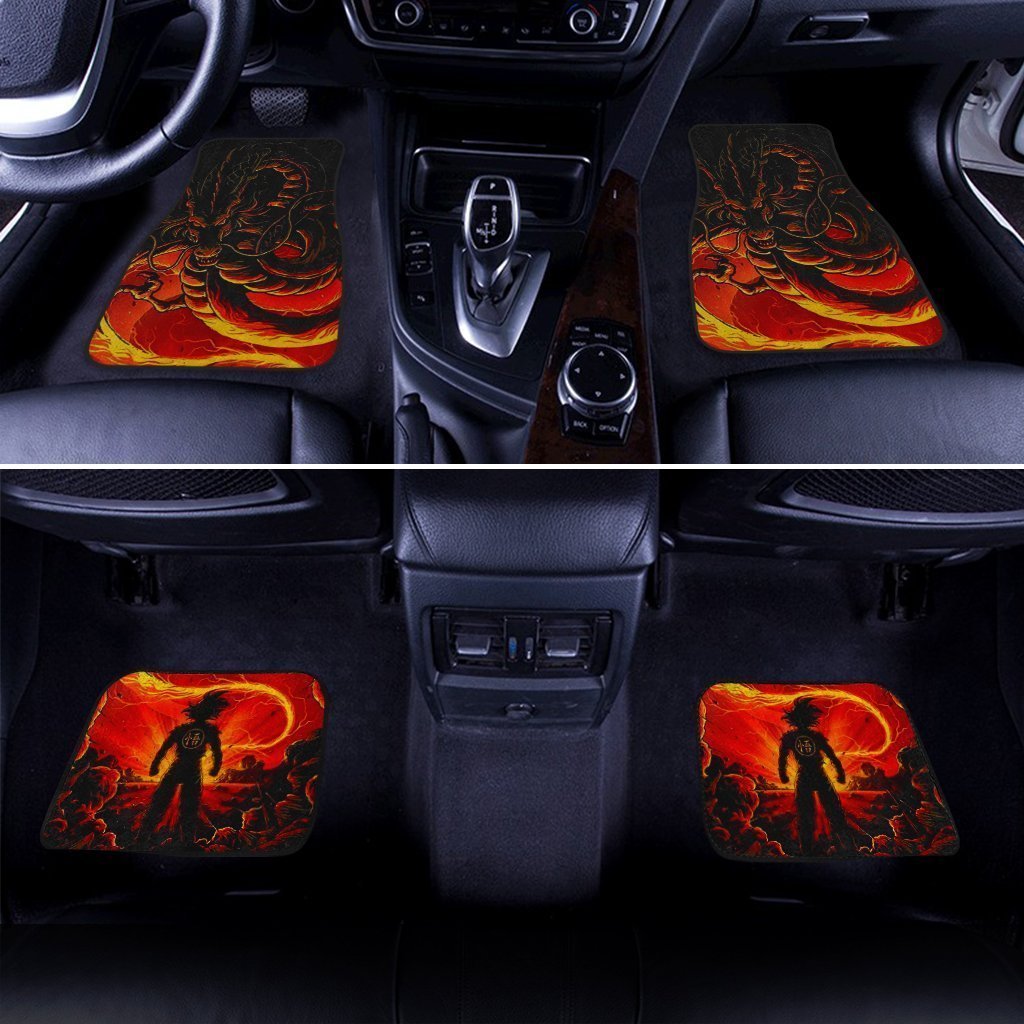 Goku And Shenron Dragon Ball Anime Car Floor Mats Custom - Gearcarcover - 1