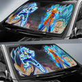 Goku And Vegeta Car Sunshade Custom Dragon Ball Anime Car Interior Accessories - Gearcarcover - 3