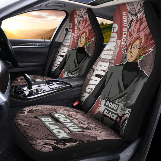 Goku Black Car Seat Covers Custom Anime Dragon Ball Car Accessories - Gearcarcover - 2