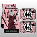 Goku Black Rose Car Floor Mats Custom Dragon Ball Anime Manga Color Style - Gearcarcover - 1