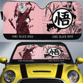 Goku Black Rose Car Sunshade Custom Dragon Ball Anime Manga Color Style - Gearcarcover - 1