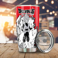 Goku Black Rose Tumbler Cup Custom Dragon Ball Anime Car Accessories Manga Style For Fans - Gearcarcover - 1