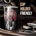 Goku Black Rose Tumbler Cup Custom Dragon Ball Car Interior Accessories - Gearcarcover - 3