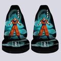 Goku Blue Car Seat Covers Custom Dragon Ball Anime Car Accessories - Gearcarcover - 4