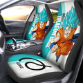 Goku Blue Car Seat Covers Custom Dragon Ball Car Accessories For Anime Fans - Gearcarcover - 2