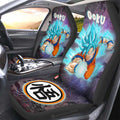 Goku Blue Car Seat Covers Custom Galaxy Style Dragon Ball Anime Car Accessories - Gearcarcover - 2