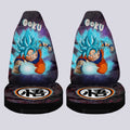 Goku Blue Car Seat Covers Custom Galaxy Style Dragon Ball Anime Car Accessories - Gearcarcover - 4