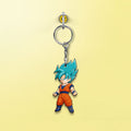 Goku Blue Keychain Custom Dragon Ball Anime Car Accessories - Gearcarcover - 2