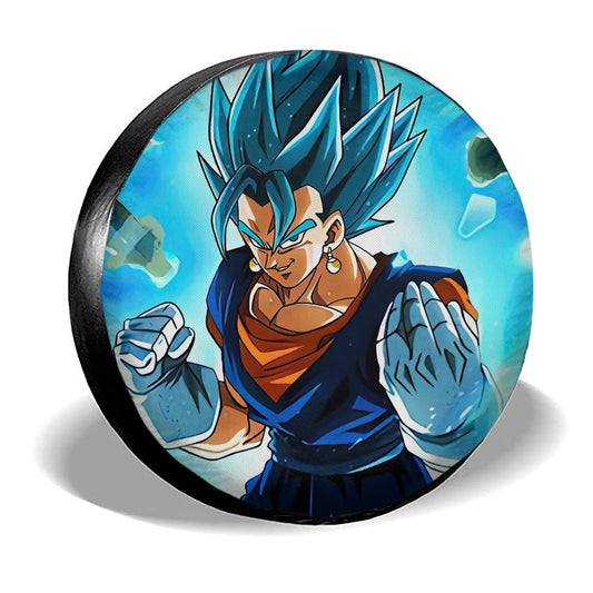 Goku Blue Spare Tire Covers Custom Dragon Ball Anime Car Accessories - Gearcarcover - 2