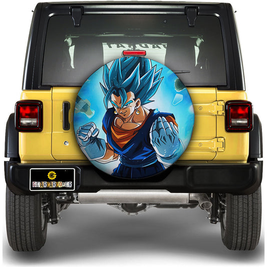 Goku Blue Spare Tire Covers Custom Dragon Ball Anime Car Accessories - Gearcarcover - 1