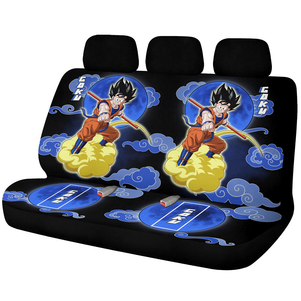Goku Car Back Seat Covers Custom Dragon Ball Anime Car Accessories - Gearcarcover - 1