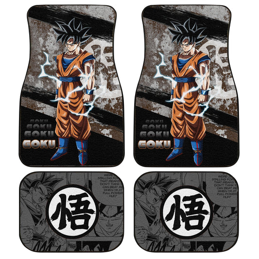 Goku Car Floor Mats Custom Anime Dragon Ball Car Accessories - Gearcarcover - 1