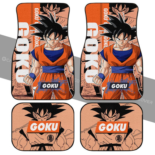 Goku Car Floor Mats Custom Dragon Ball Anime Car Accessories - Gearcarcover - 2