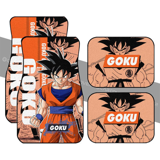 Goku Car Floor Mats Custom Dragon Ball Anime Car Accessories - Gearcarcover - 1