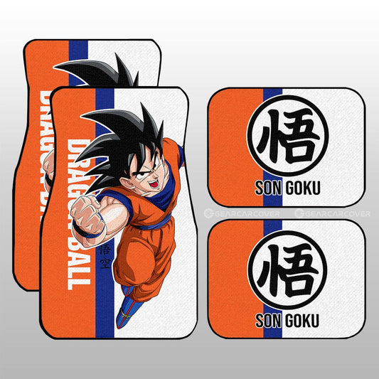 Goku Car Floor Mats Custom Dragon Ball Car Accessories For Anime Fans - Gearcarcover - 1