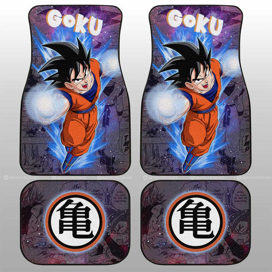 Goku Car Floor Mats Custom Galaxy Style Dragon Ball Anime Car Accessories - Gearcarcover - 2