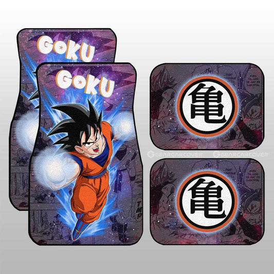 Goku Car Floor Mats Custom Galaxy Style Dragon Ball Anime Car Accessories - Gearcarcover - 1