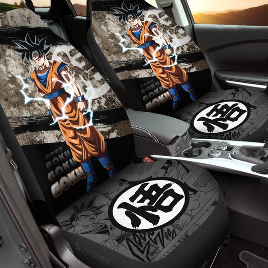 Goku Car Seat Covers Custom Anime Dragon Ball Car Interior Accessories - Gearcarcover - 2