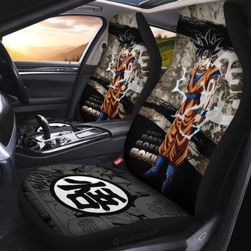 Goku Car Seat Covers Custom Anime Dragon Ball Car Interior Accessories - Gearcarcover - 1