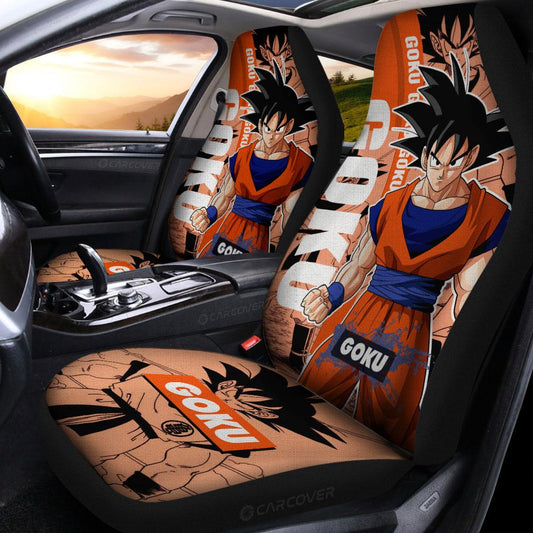 Goku Car Seat Covers Custom Dragon Ball Anime Car Accessories - Gearcarcover - 2