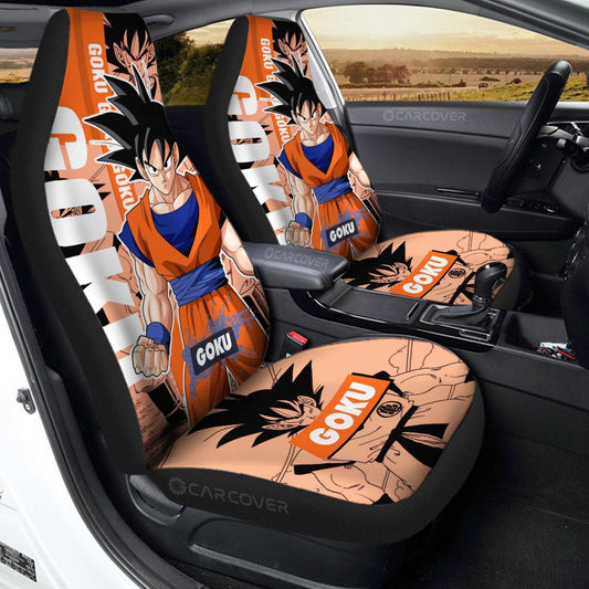 Goku Car Seat Covers Custom Dragon Ball Anime Car Accessories - Gearcarcover - 1