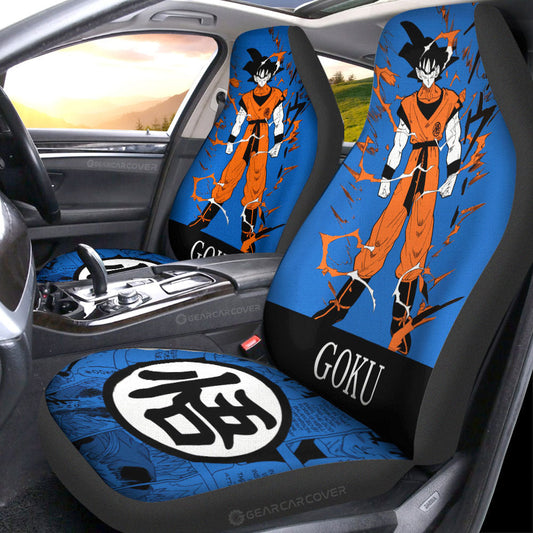 Goku Car Seat Covers Custom Dragon Ball Anime Manga Color Style - Gearcarcover - 2