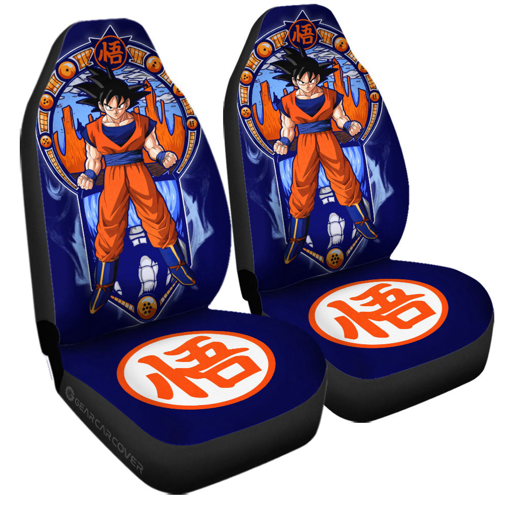 Goku Car Seat Covers Custom Dragon Ball Car Interior Accessories - Gearcarcover - 3
