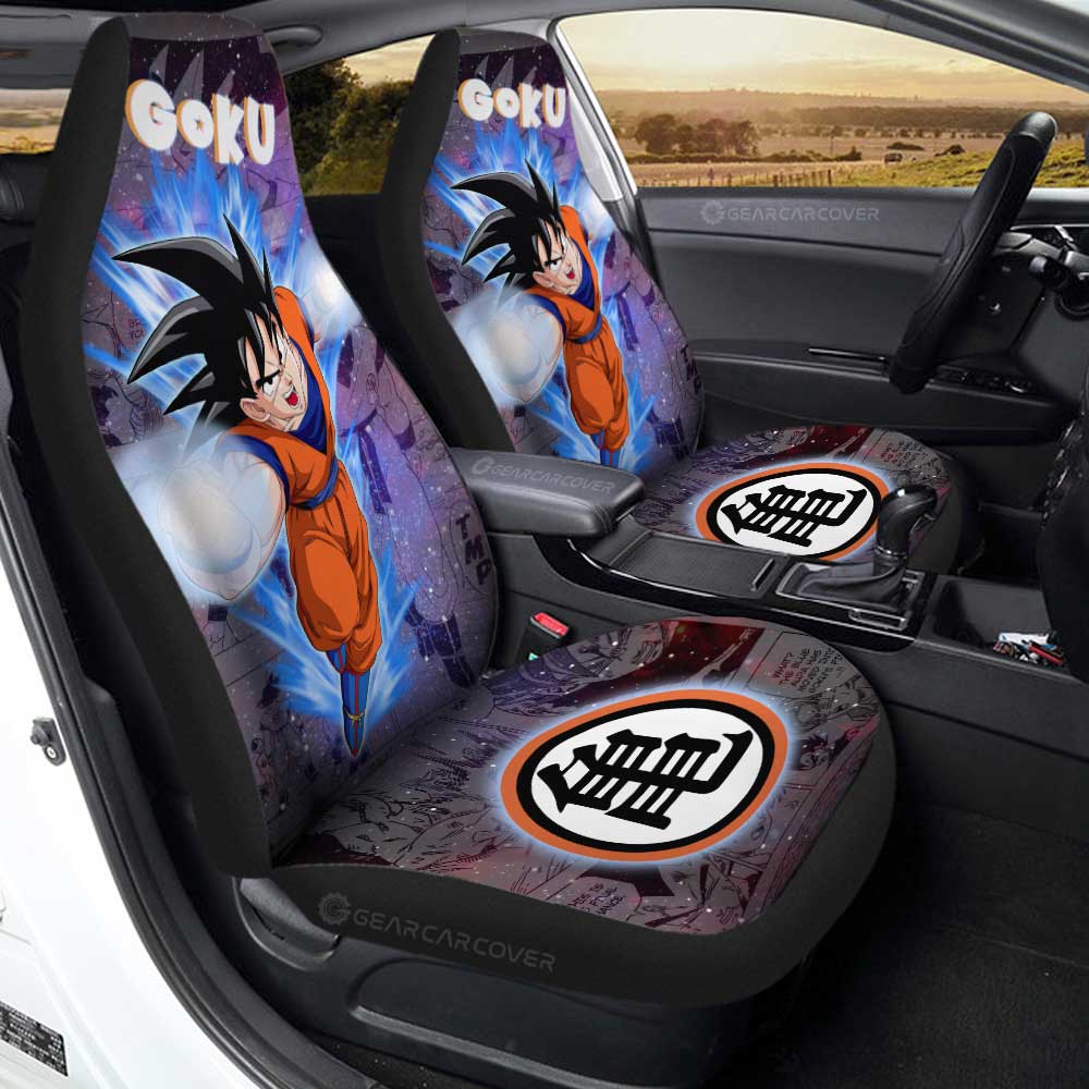 Goku Car Seat Covers Custom Galaxy Style Dragon Ball Anime Car Accessories - Gearcarcover - 1