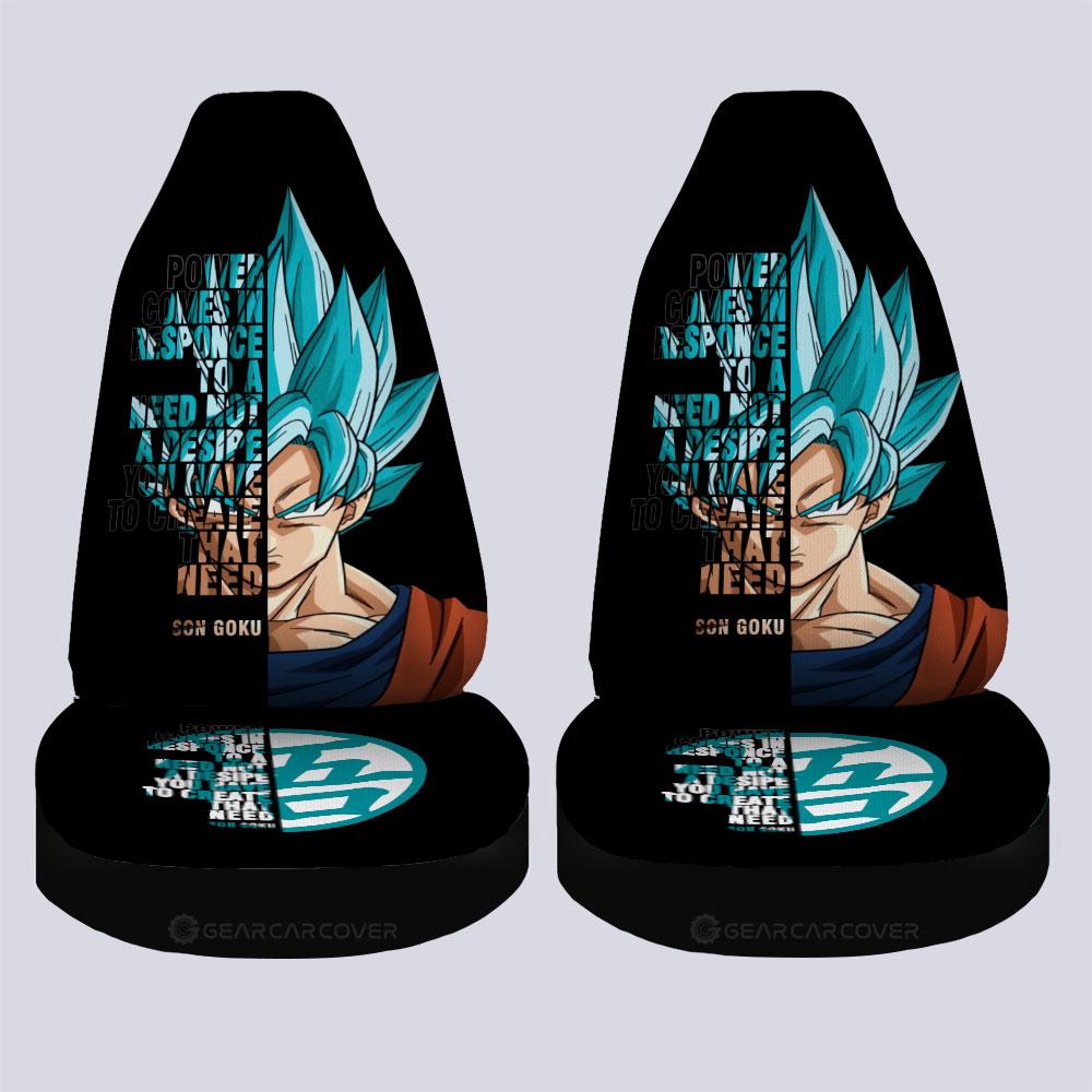 Goku Car Seat Covers Custom Gift For Dragon Ball Anime Fans - Gearcarcover - 4