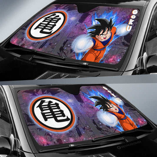 Goku Car Sunshade Custom Dragon Ball Anime Car Accessories Galaxy Style - Gearcarcover - 2