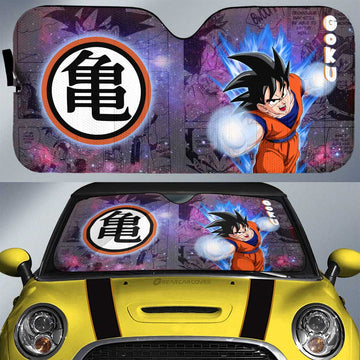 Goku Car Sunshade Custom Dragon Ball Anime Car Accessories Galaxy Style - Gearcarcover - 1