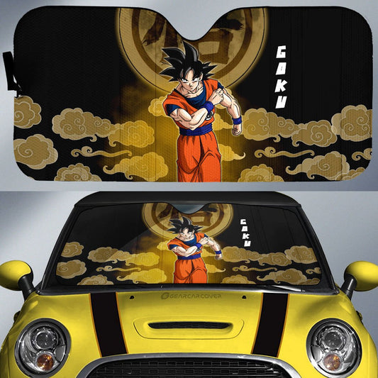 Goku Car Sunshade Custom Dragon Ball Anime Car Accessories - Gearcarcover - 1