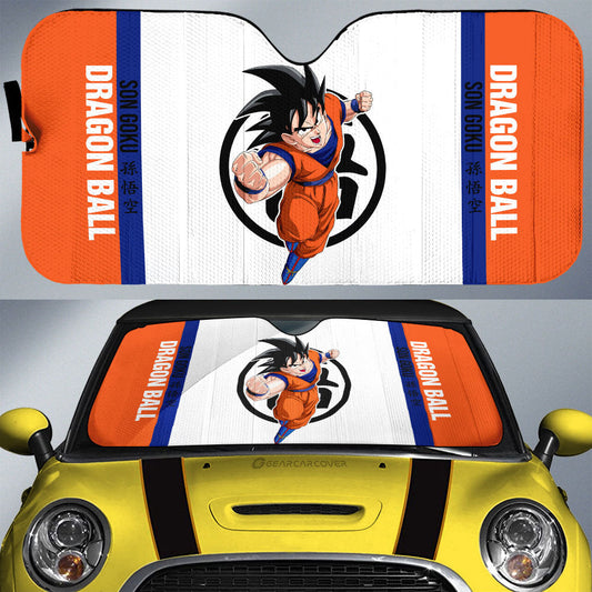 Goku Car Sunshade Custom Dragon Ball Car Accessories For Anime Fans - Gearcarcover - 1