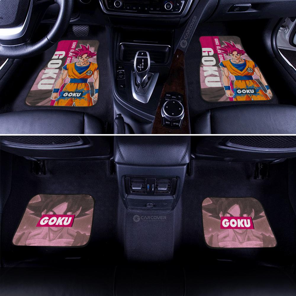 Goku God Car Floor Mats Custom Dragon Ball Anime Car Accessories - Gearcarcover - 3