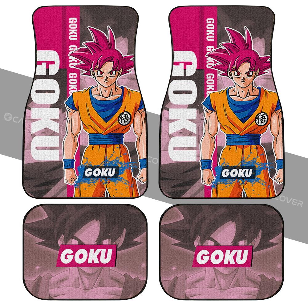 Goku God Car Floor Mats Custom Dragon Ball Anime Car Accessories - Gearcarcover - 2