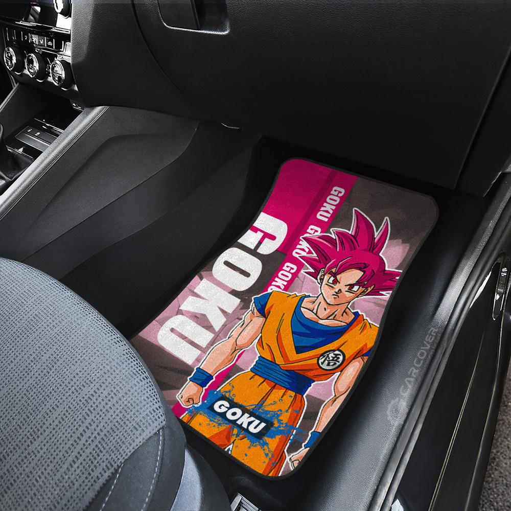 Goku God Car Floor Mats Custom Dragon Ball Anime Car Accessories - Gearcarcover - 4