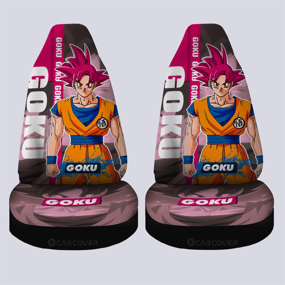 Goku God Car Seat Covers Custom Dragon Ball Anime Car Accessories - Gearcarcover - 4