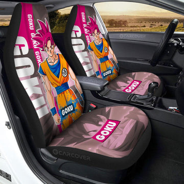 Goku God Car Seat Covers Custom Dragon Ball Anime Car Accessories - Gearcarcover - 1