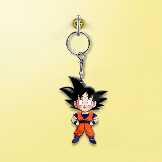 Goku Keychain Custom Dragon Ball Anime Car Accessories - Gearcarcover - 2