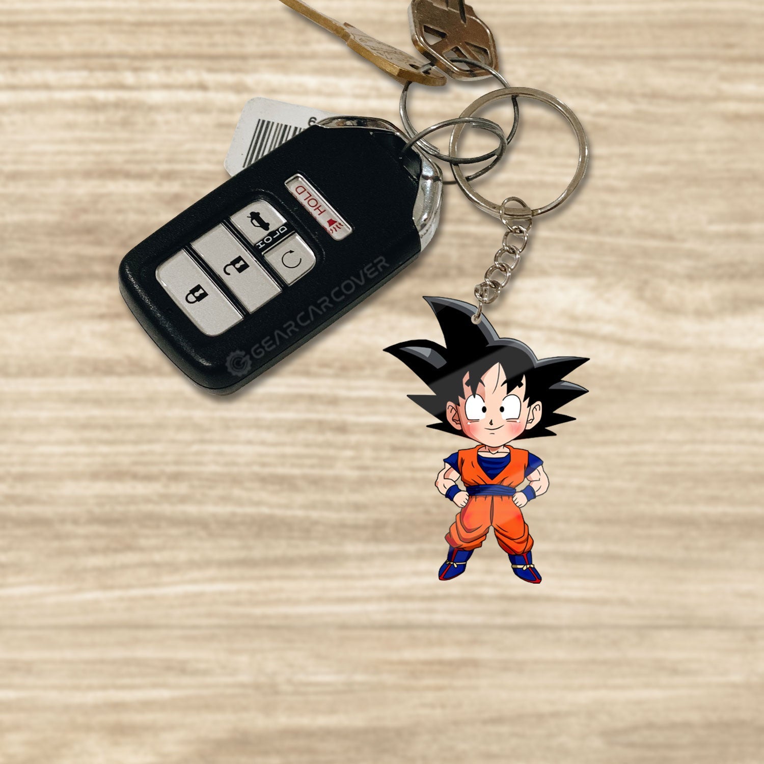 Goku Keychain Custom Dragon Ball Anime Car Accessories - Gearcarcover - 1