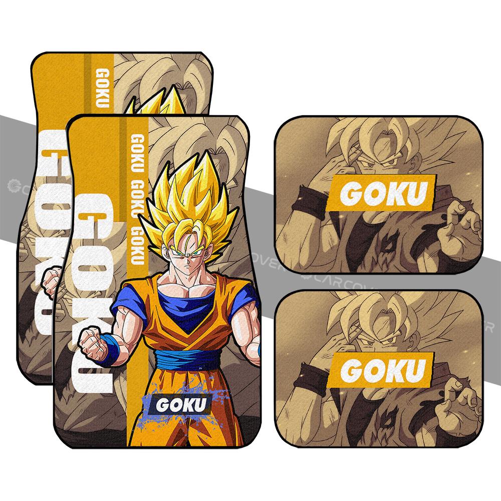 Goku SSJ Car Floor Mats Custom Dragon Ball Anime Car Accessories - Gearcarcover - 1