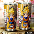 Goku SSJ Tumbler Cup Custom Dragon Ball Anime Car Accessories - Gearcarcover - 3