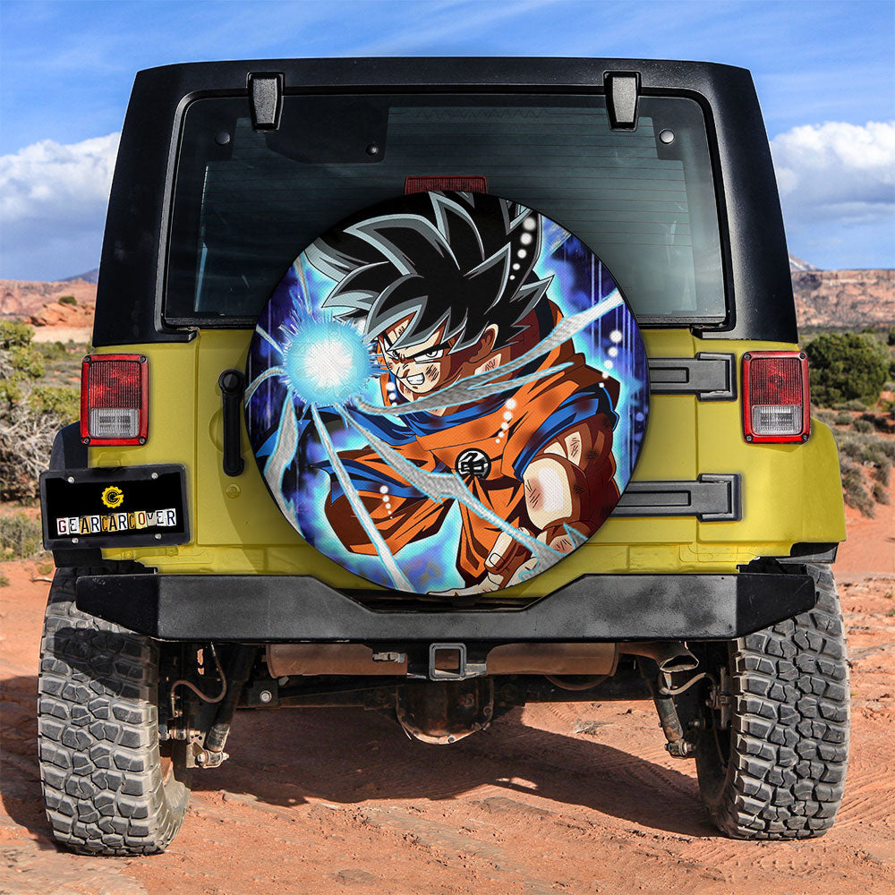 Goku Spare Tire Cover Custom Dragon Ball Anime Car Accessoriess - Gearcarcover - 3