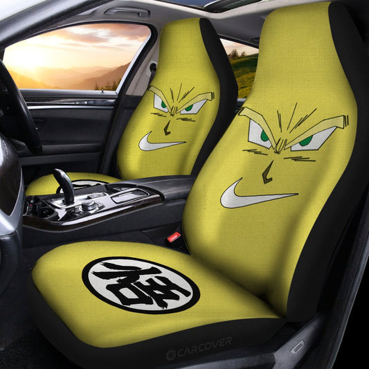 Goku Super Saiyan Eyes Car Seat Covers Custom Dragon Ball Anime Car Interior Accessories - Gearcarcover - 2