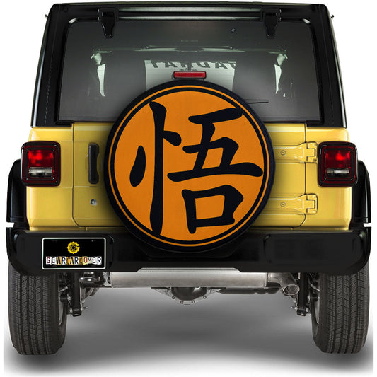 Goku Symbol Spare Tire Covers Custom Dragon Ball Anime Car Accessories - Gearcarcover - 1