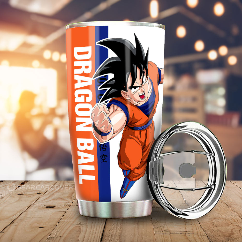 Goku Tumbler Cup Custom Dragon Ball Car Accessories For Anime Fans - Gearcarcover - 1